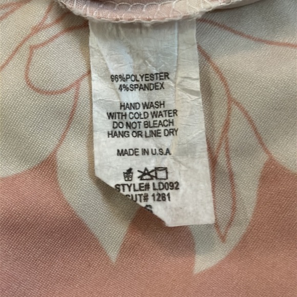 Beautiful pink blush floral cross tie Long maxi Dress size small - Picture 8 of 11